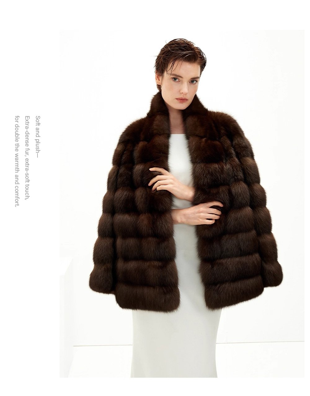 original high luxury barguzin russian sable fur coat — imported new season outerwear