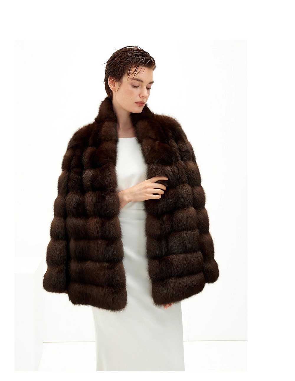 original high luxury barguzin russian sable fur coat — imported new season outerwear