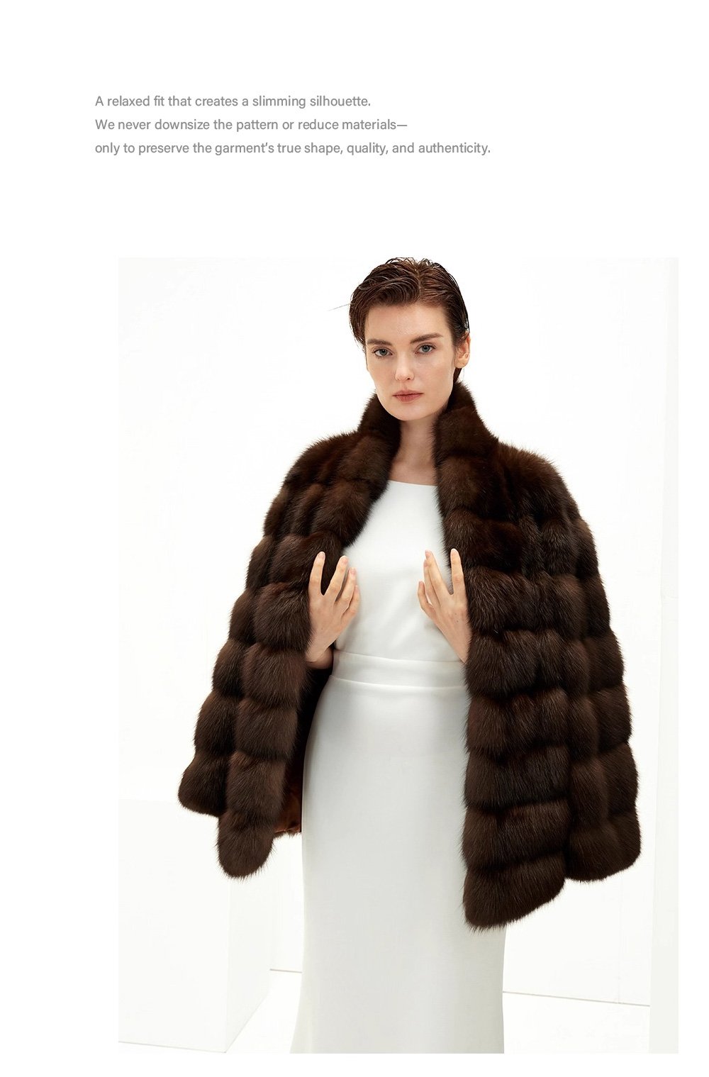 original high luxury barguzin russian sable fur coat — imported new season outerwear