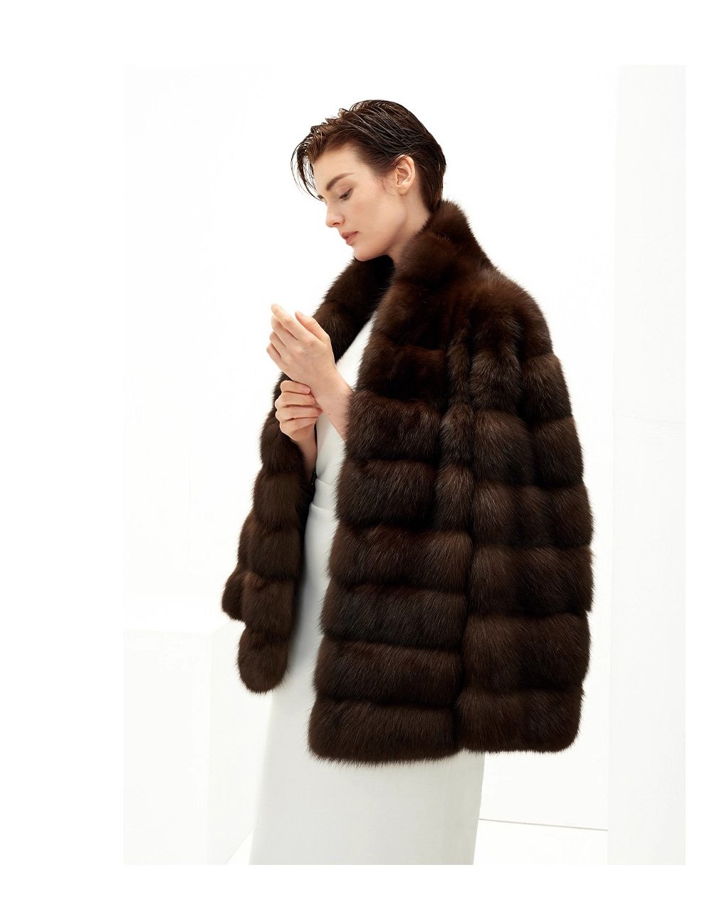 original high luxury barguzin russian sable fur coat — imported new season outerwear