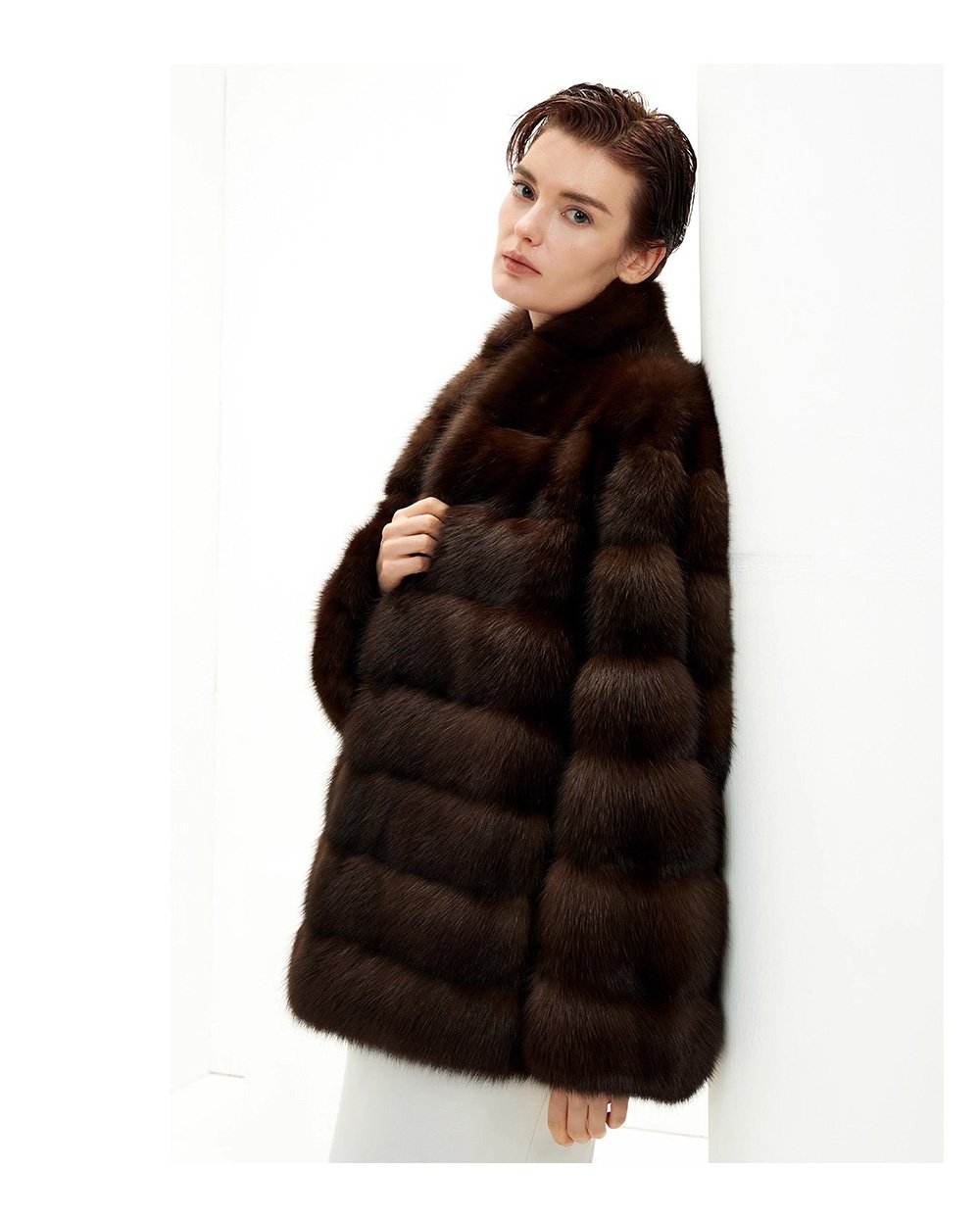 original high luxury barguzin russian sable fur coat — imported new season outerwear