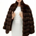 original high luxury barguzin russian sable fur coat — imported new season outerwear