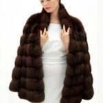 original high luxury barguzin russian sable fur coat — imported new season outerwear