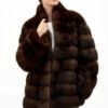 original high luxury barguzin russian sable fur coat — imported new season outerwear