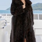 original imported hooded russian sable coat for women — fashionable & youthful, new winter fur outerwear