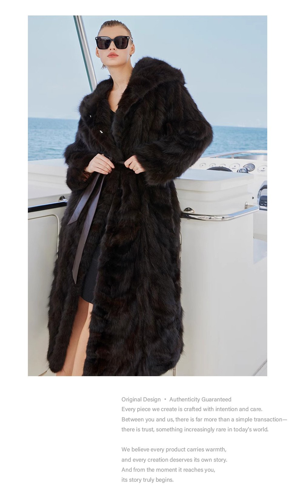 original imported hooded russian sable coat for women — fashionable & youthful, new winter fur outerwear