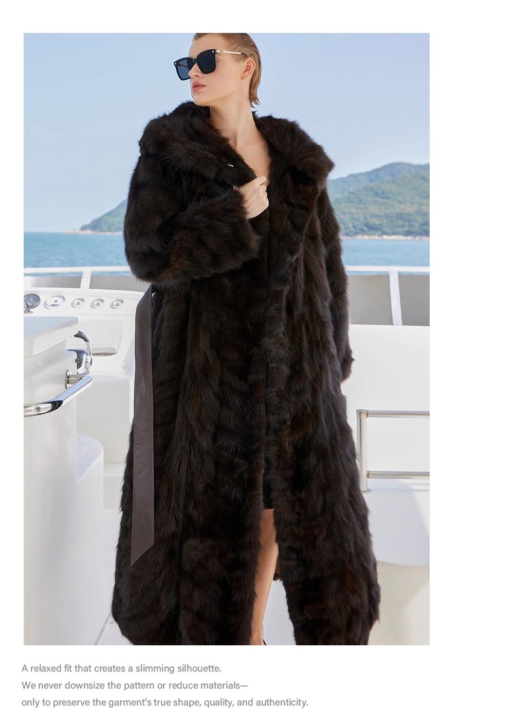 original imported hooded russian sable coat for women — fashionable & youthful, new winter fur outerwear