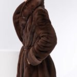original vintage tone mink fur coat for women — imported full pelt design, fashionable & youthful new arrival