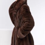 original vintage tone mink fur coat for women — imported full pelt design, fashionable & youthful new arrival