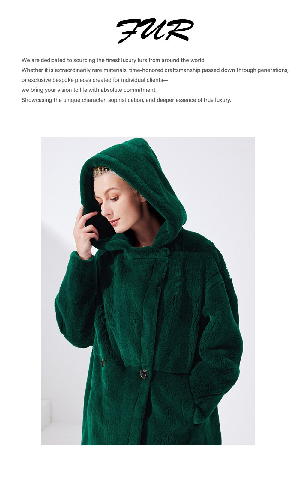 original “early winter chill” mink fur coat for women — youthful imported mink teddy bear style fur jacket