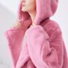 original “early winter chill” mink fur coat for women — youthful imported mink teddy bear style fur jacket