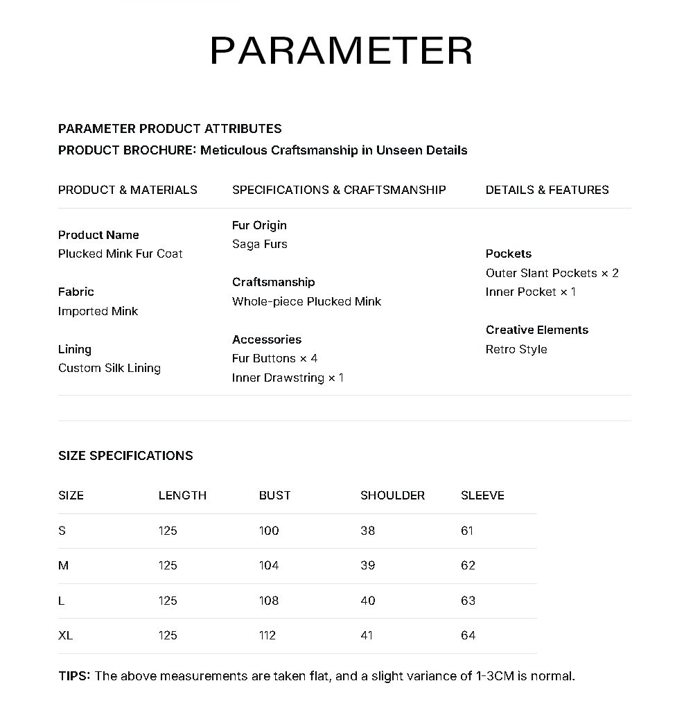 velvet mink fur coat for women — full pelt design with floral inlay, classic black, new arrival