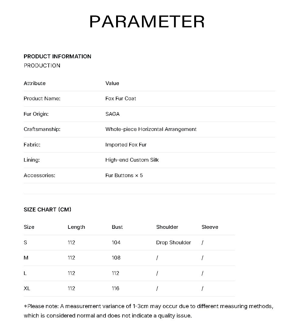 original “blue toned dream” imported fox fur coat for women — mid length full skin fur jacket, new autumn/winter collection