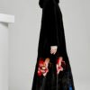 women’s imported full pelt mink fur coat — 2025 new long style with european/american print, fashion winter outerwear