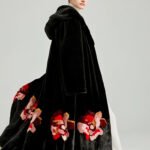 women’s imported full pelt mink fur coat — 2025 new long style with european/american print, fashion winter outerwear