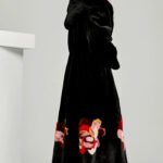 women’s imported full pelt mink fur coat — 2025 new long style with european/american print, fashion winter outerwear