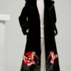 women’s imported full pelt mink fur coat — 2025 new long style with european/american print, fashion winter outerwear