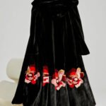 women’s imported full pelt mink fur coat — 2025 new long style with european/american print, fashion winter outerwear