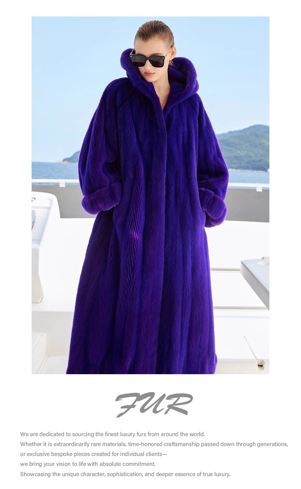 original hooded velvet mink fur coat for women — imported full pelt design, 2025 new winter collection