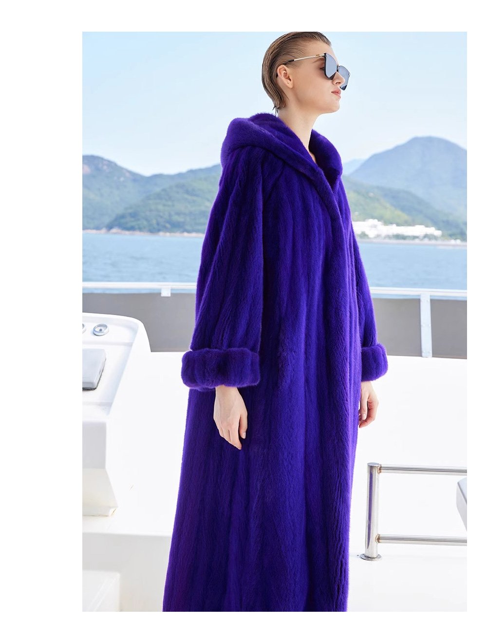 original hooded velvet mink fur coat for women — imported full pelt design, 2025 new winter collection