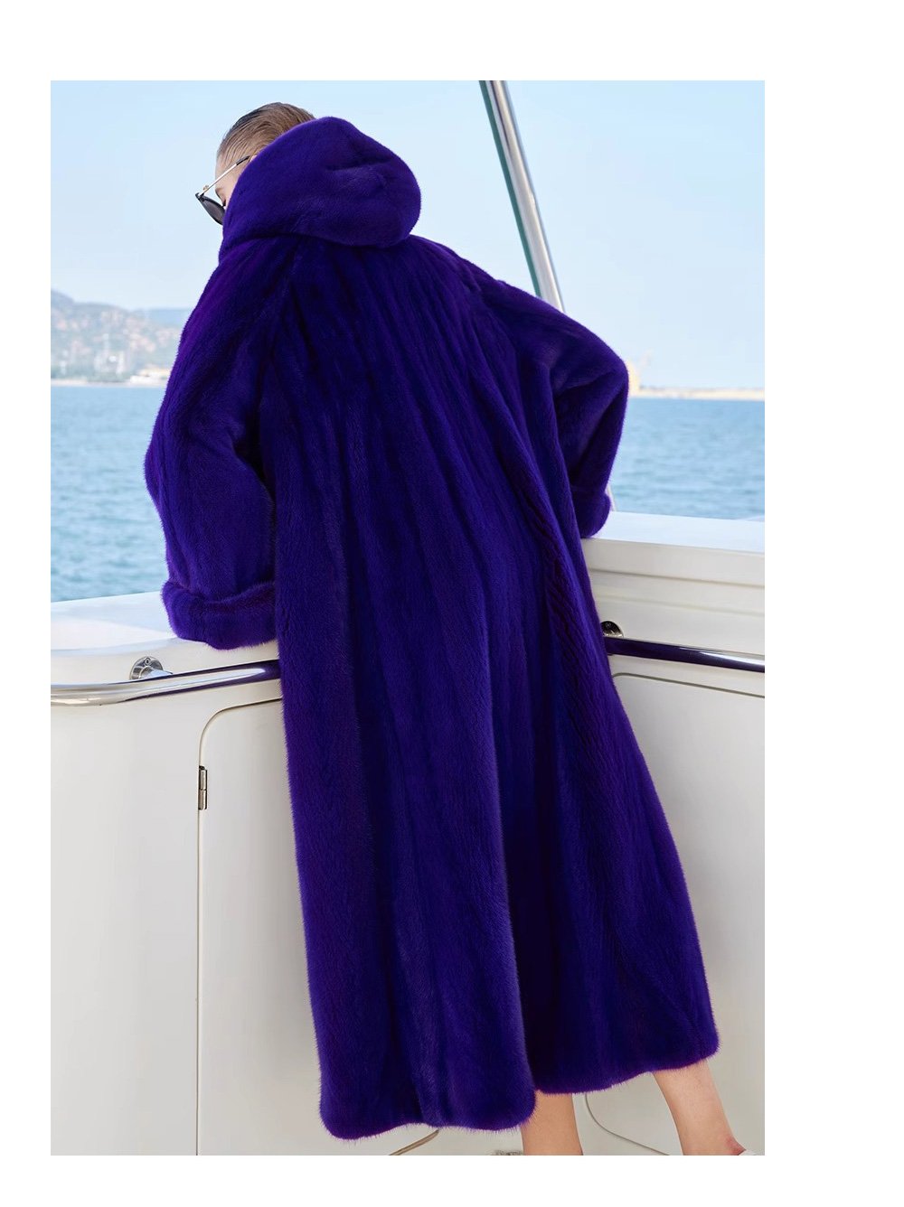 original hooded velvet mink fur coat for women — imported full pelt design, 2025 new winter collection