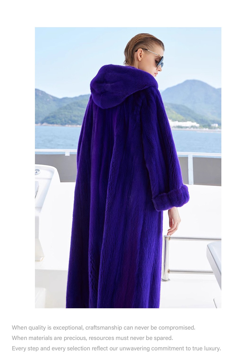 original hooded velvet mink fur coat for women — imported full pelt design, 2025 new winter collection