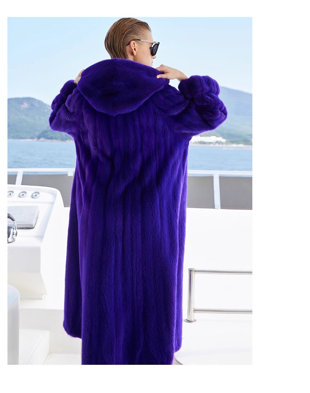 original hooded velvet mink fur coat for women — imported full pelt design, 2025 new winter collection