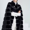 high end “love at first sight” imported full pelt mink fur shawl coat for women — new fashion mink fur outerwear
