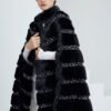 high end “love at first sight” imported full pelt mink fur shawl coat for women — new fashion mink fur outerwear