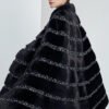 high end “love at first sight” imported full pelt mink fur shawl coat for women — new fashion mink fur outerwear
