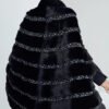 high end “love at first sight” imported full pelt mink fur shawl coat for women — new fashion mink fur outerwear