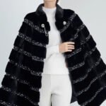 high end “love at first sight” imported full pelt mink fur shawl coat for women — new fashion mink fur outerwear