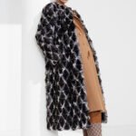 original imported blue purple chinchilla fur coat for women — natural color long coat, 2025 new winter collection