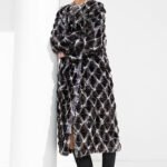 original imported blue purple chinchilla fur coat for women — natural color long coat, 2025 new winter collection