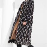 original imported blue purple chinchilla fur coat for women — natural color long coat, 2025 new winter collection