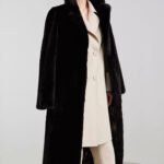 women’s imported full pelt velvet mink fur coat — over knee long style, new autumn/winter collection