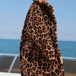 original leopard series imported plucked mink fur coat for women — new fashion winter mink coat
