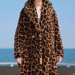 original leopard series imported plucked mink fur coat for women — new fashion winter mink coat
