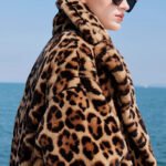 original leopard series imported plucked mink fur coat for women — new fashion winter mink coat