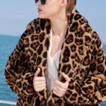 original leopard series imported plucked mink fur coat for women — new fashion winter mink coat