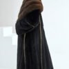original imported bestselling mink fur coat for women — full pelt long style with large fur collar, new winter collection
