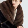 original imported bestselling mink fur coat for women — full pelt long style with large fur collar, new winter collection