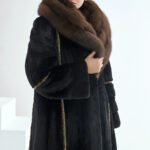 original imported bestselling mink fur coat for women — full pelt long style with large fur collar, new winter collection