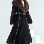 original imported bestselling mink fur coat for women — full pelt long style with large fur collar, new winter collection