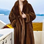 original imported velvet full pelt mink fur coat for women — long winter coat, 2025 collection