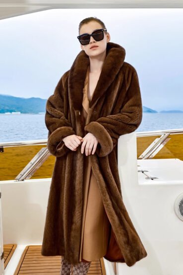 original imported velvet full pelt mink fur coat for women — long winter coat, 2025 collection