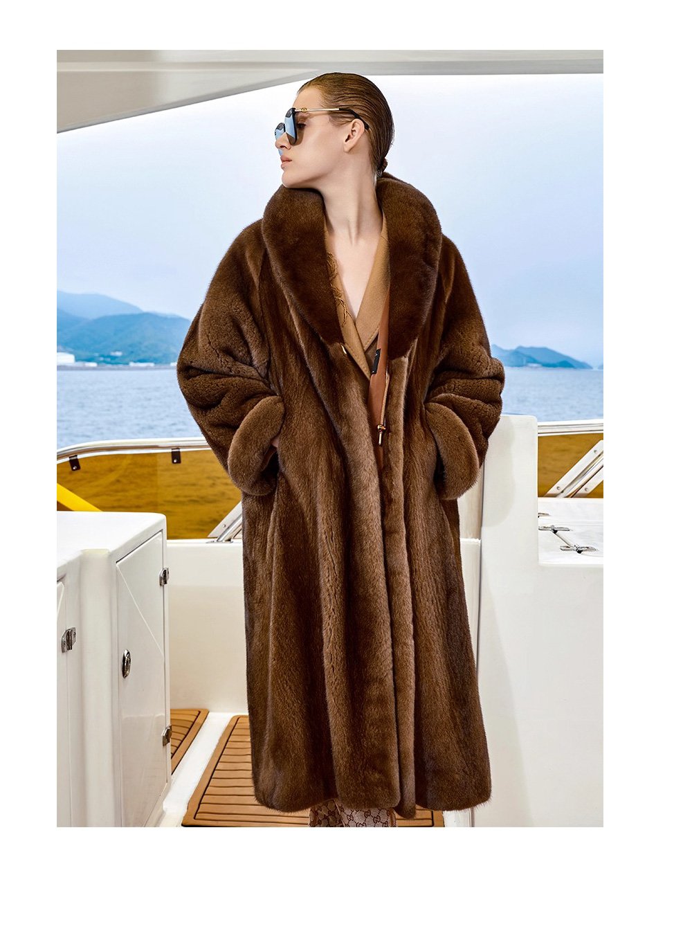 original imported velvet full pelt mink fur coat for women — long winter coat, 2025 collection