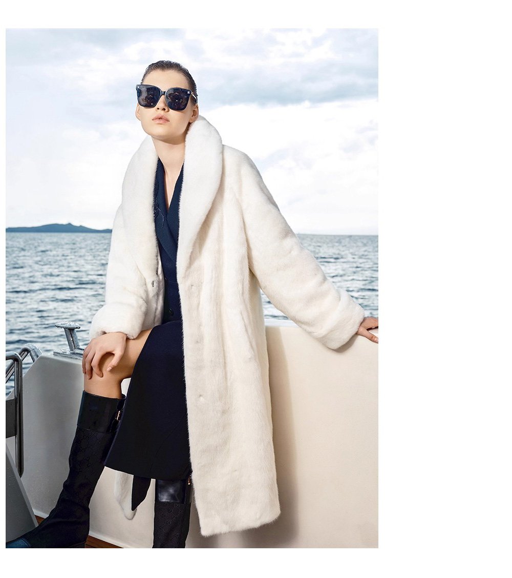 original imported velvet full pelt mink fur coat for women — long winter coat, 2025 collection