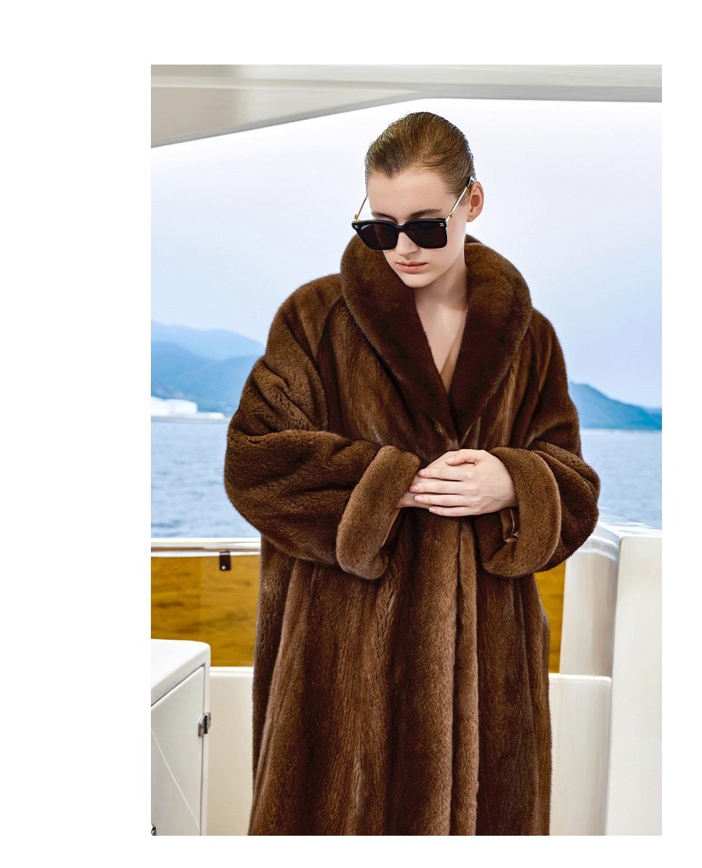 original imported velvet full pelt mink fur coat for women — long winter coat, 2025 collection