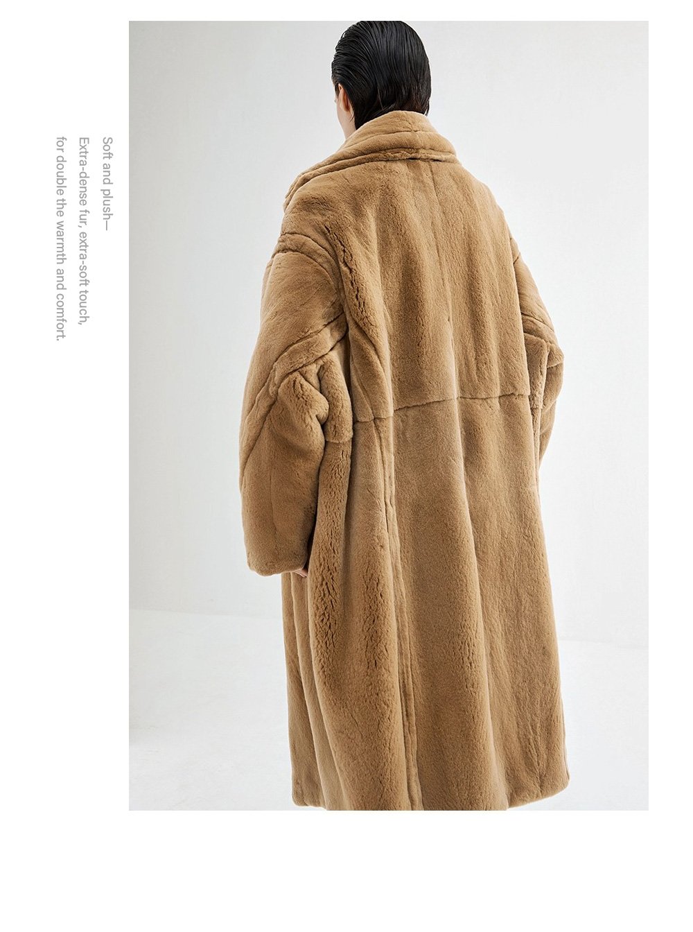 2025 new imported full pelt mink fur coat for women — loose fit long luxury fur outerwear